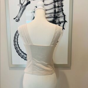 Lined linen top from Express